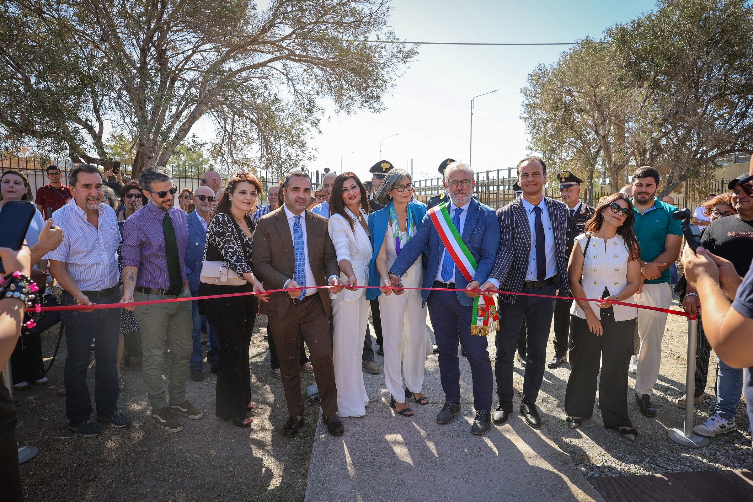 Lazzaro, inaugurata l'Area Archeologica Leucopetra